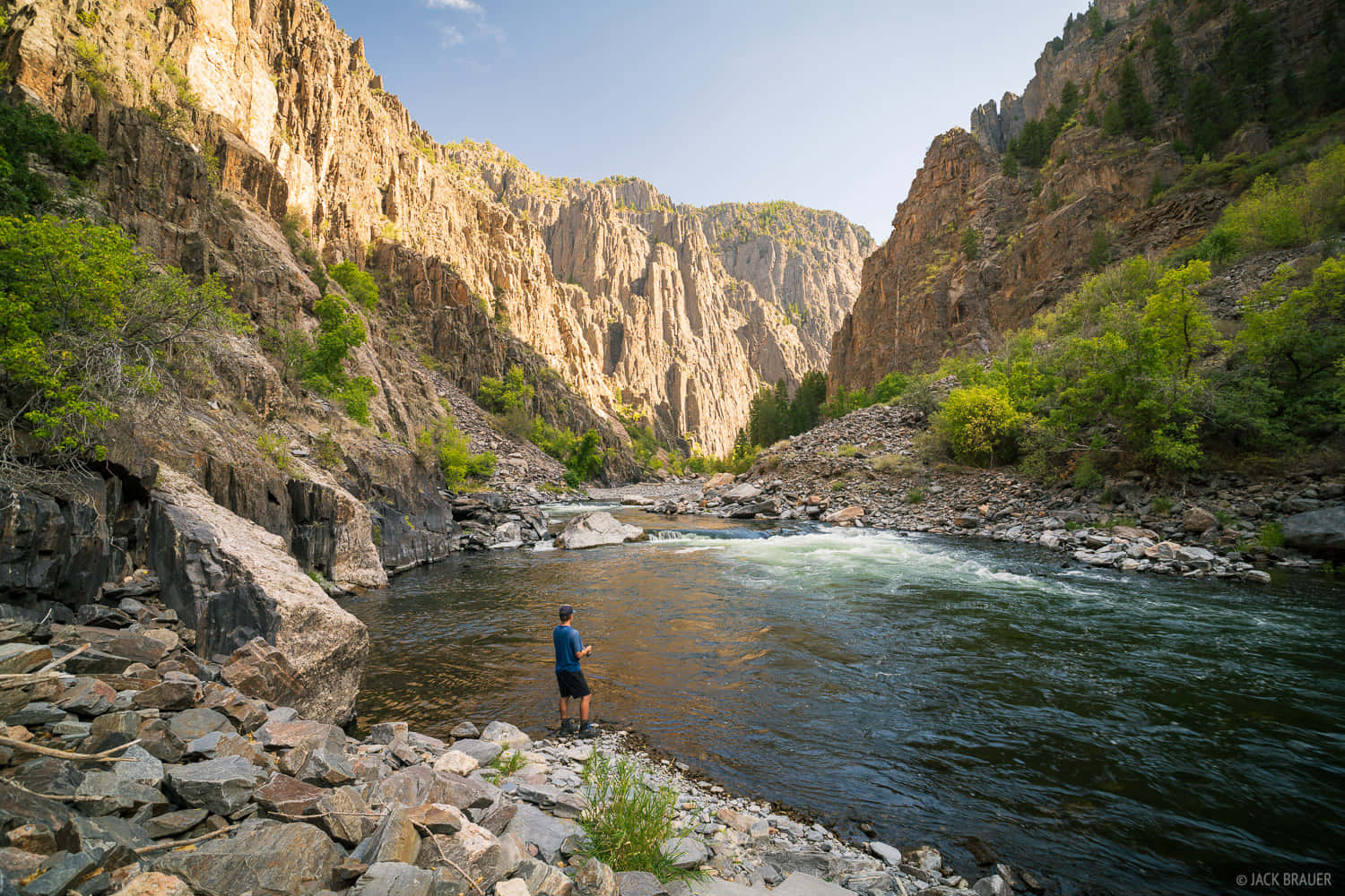 Enjoy The Majestic Beauty Of Black Canyon Wallpaper