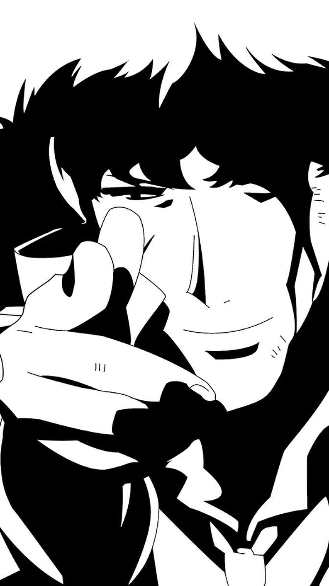 Enjoy The Outerspace Adventures Of Cowboy Bebop On Your Iphone Wallpaper