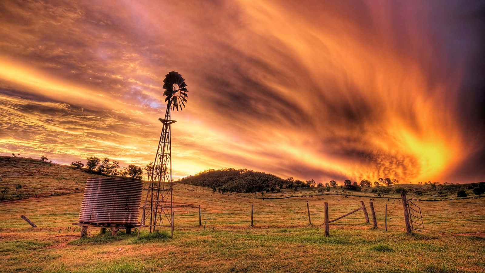 Enjoy The Rural Beauty Of A Ranch Wallpaper