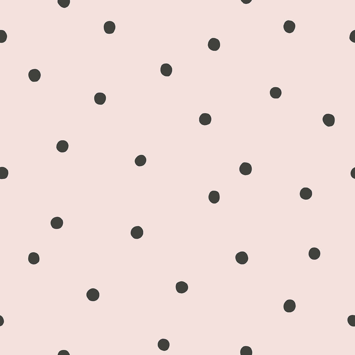 Enjoy The Simplicity Of Life With Black Dots Wallpaper