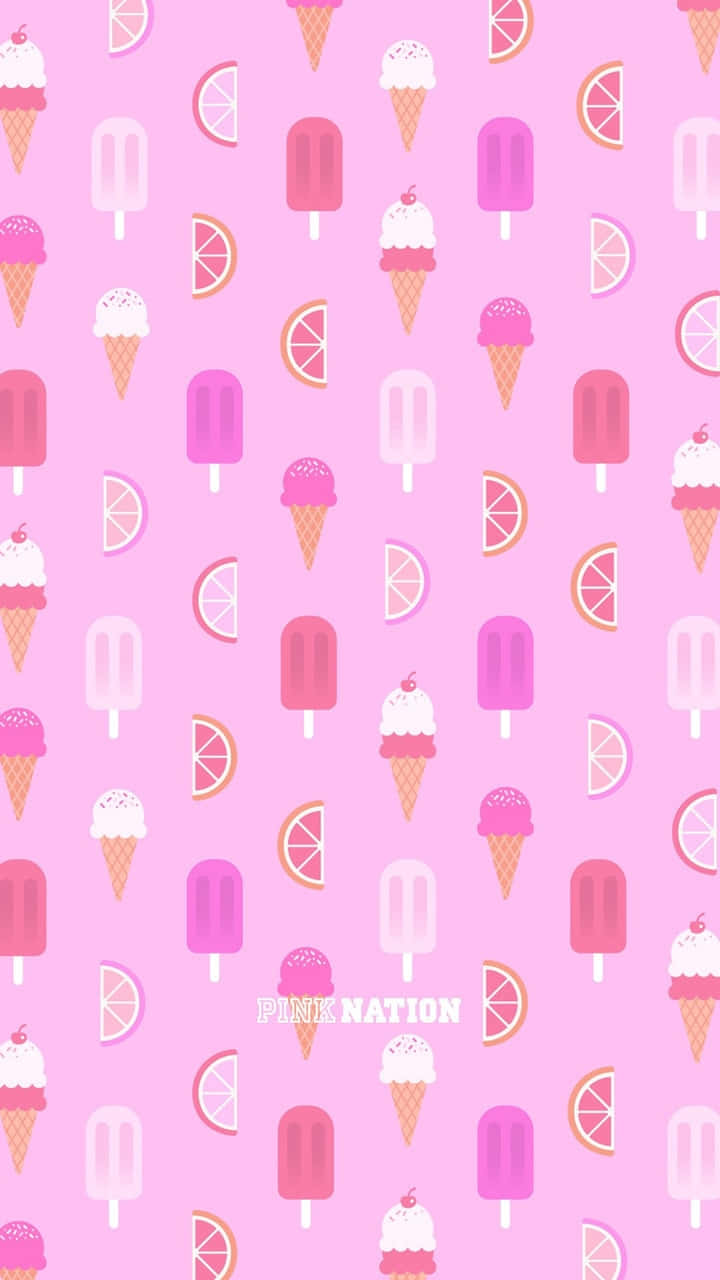 Enjoy The Summer Season In Pink. Wallpaper