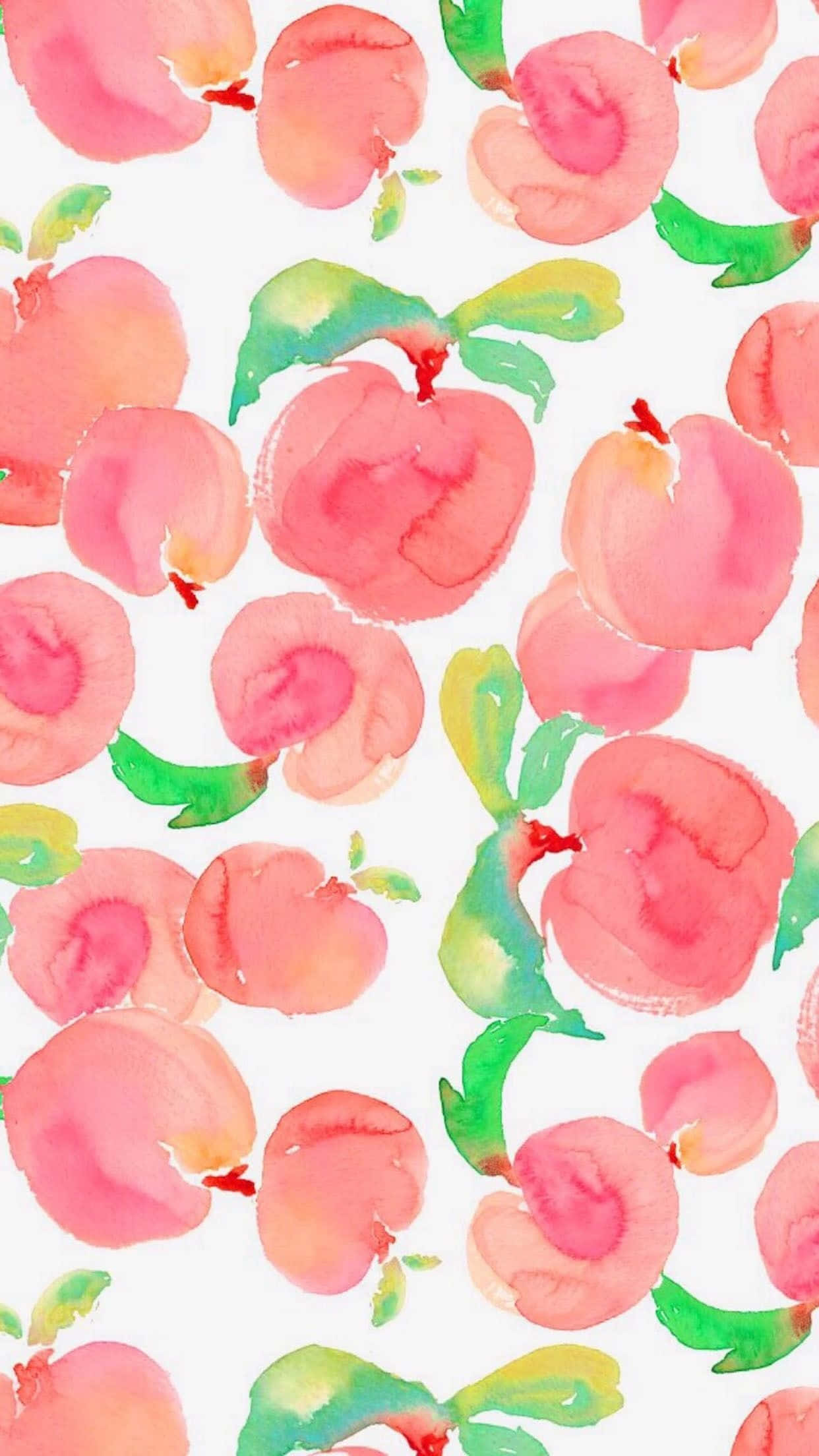 Enjoy The Vibrant Colors Of The New Peach Iphone Wallpaper