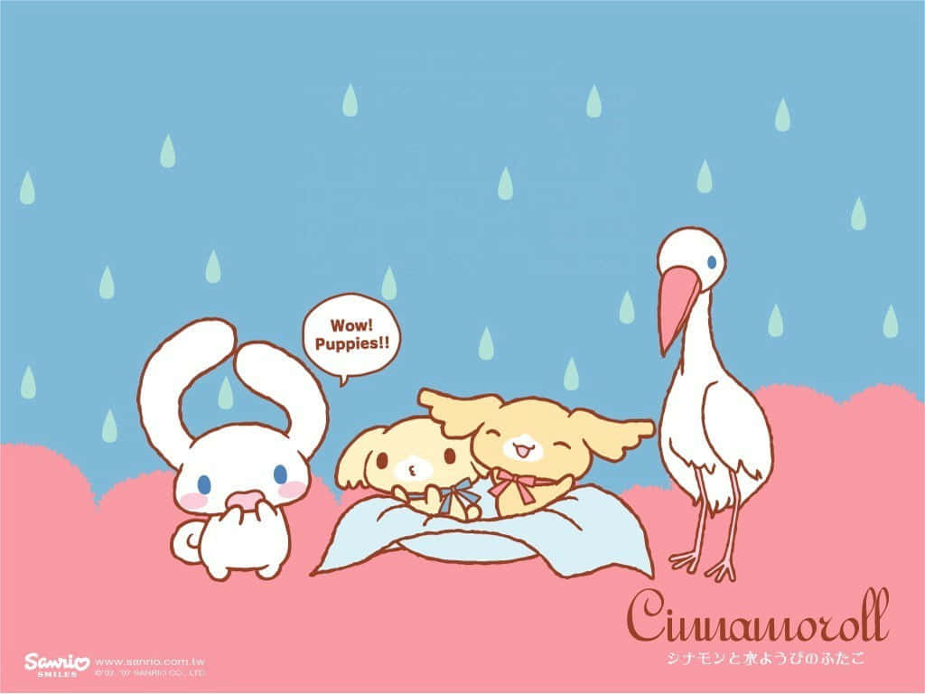 Enjoy The View Of Cinnamoroll Desktop Wallpaper