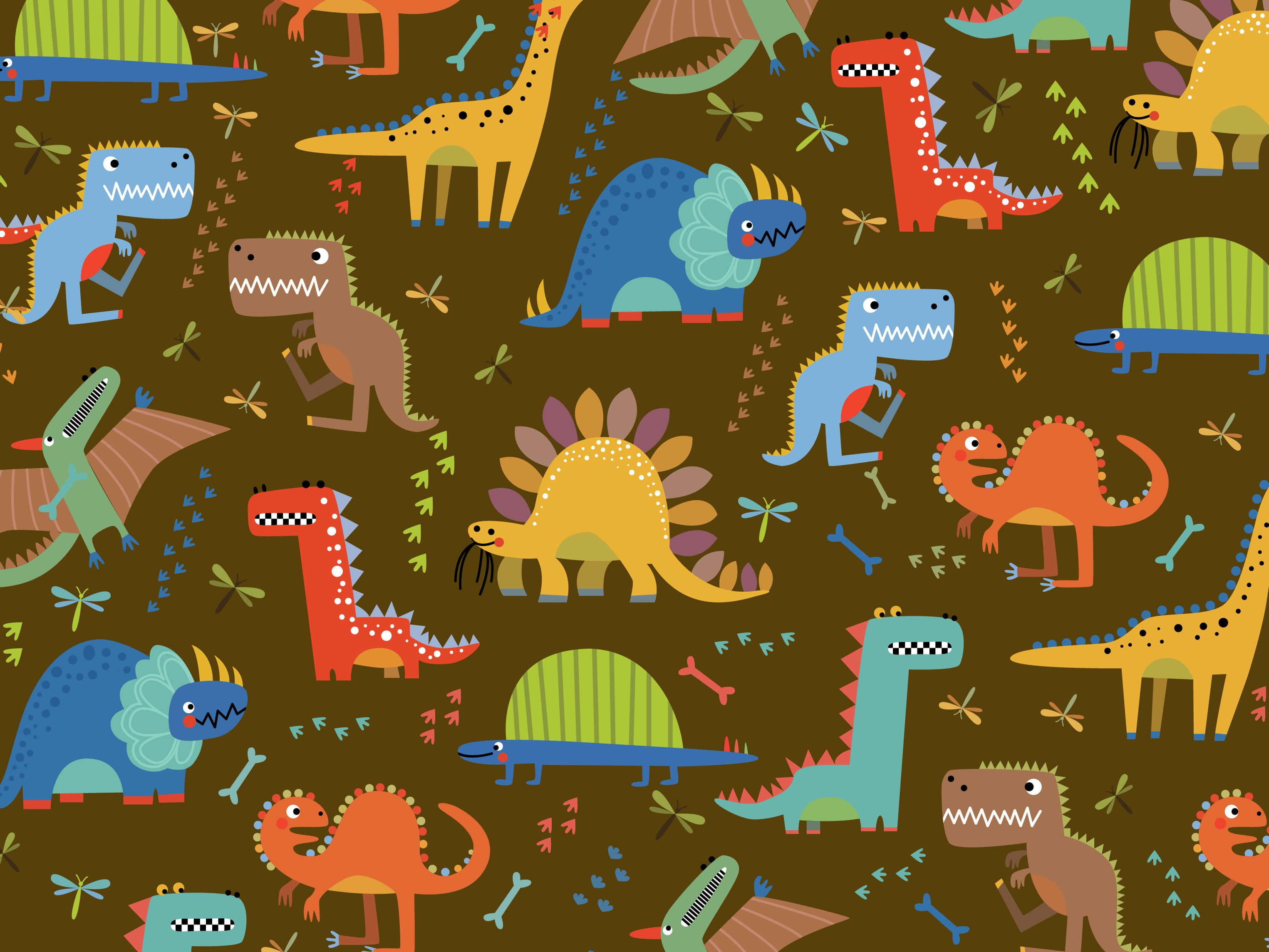 Enjoy The View Of Cute Dinosaur Desktop! Wallpaper