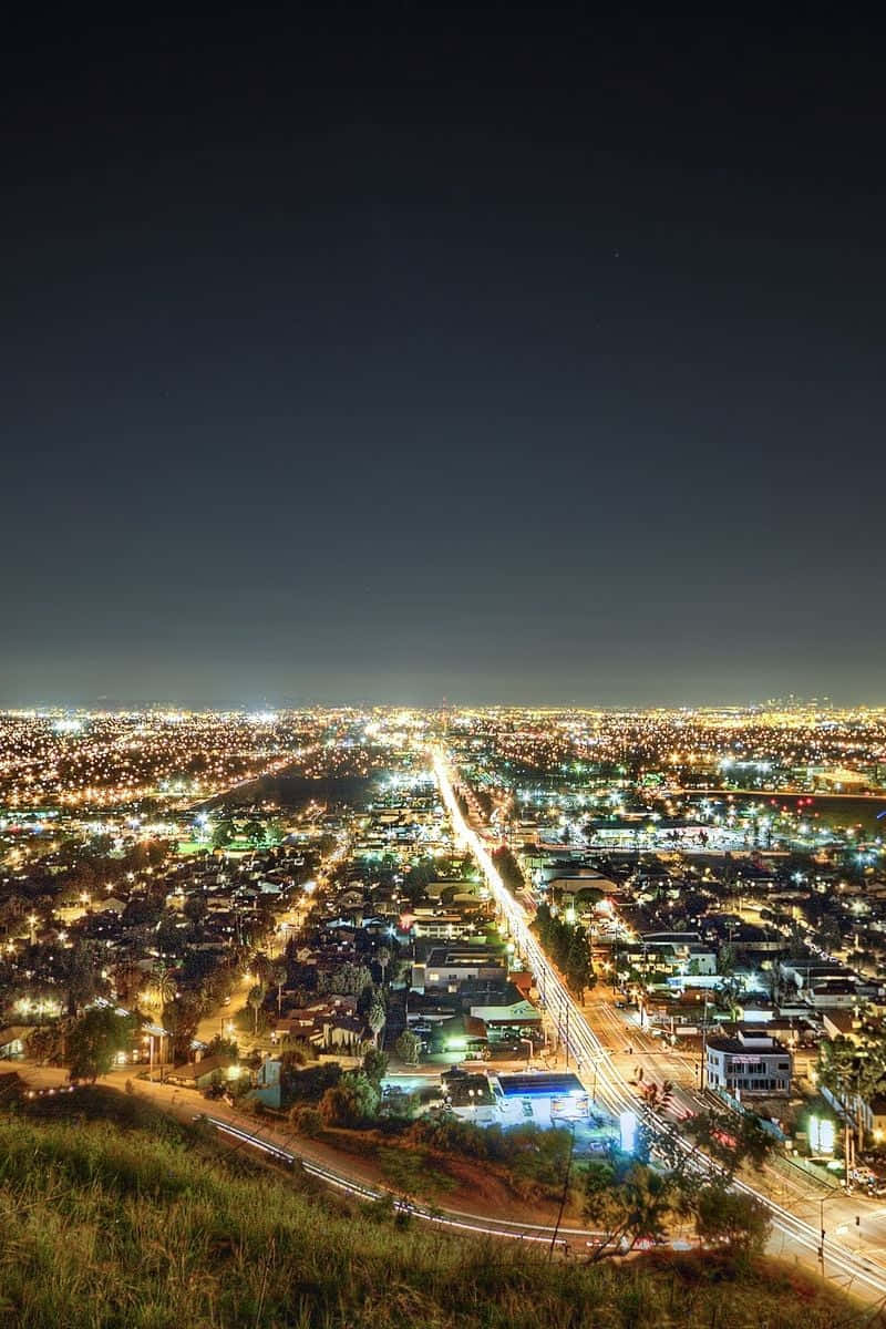 Enjoy The View Of Los Angeles From Your Iphone Wallpaper