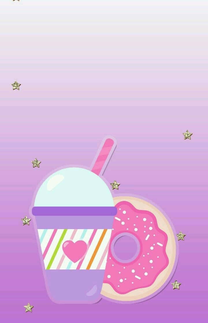 Enjoy The Whimsical Pastel-colored World Of Awesomeness. Wallpaper