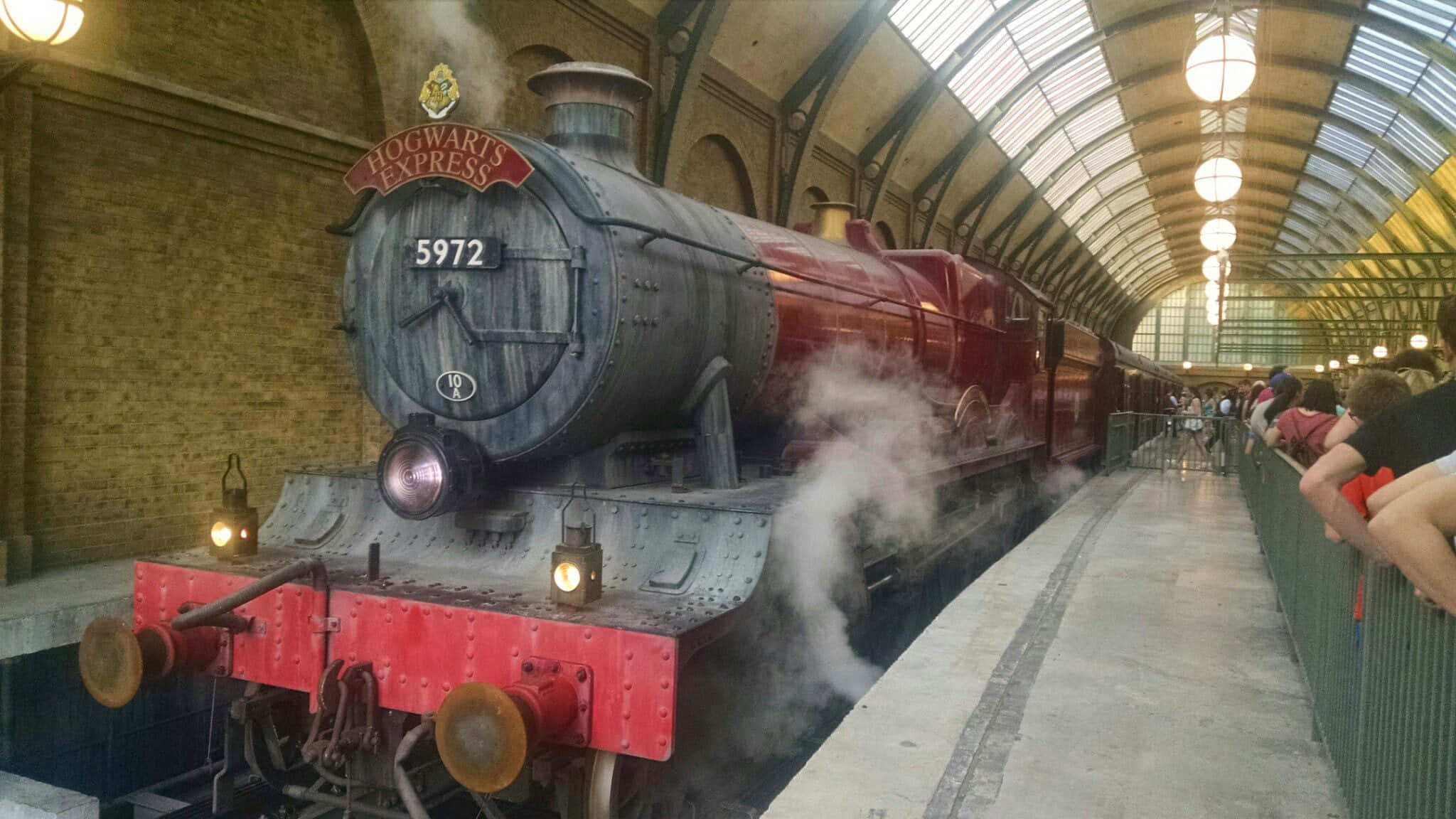 Enjoy Your Journey Aboard The Hogwarts Express Wallpaper