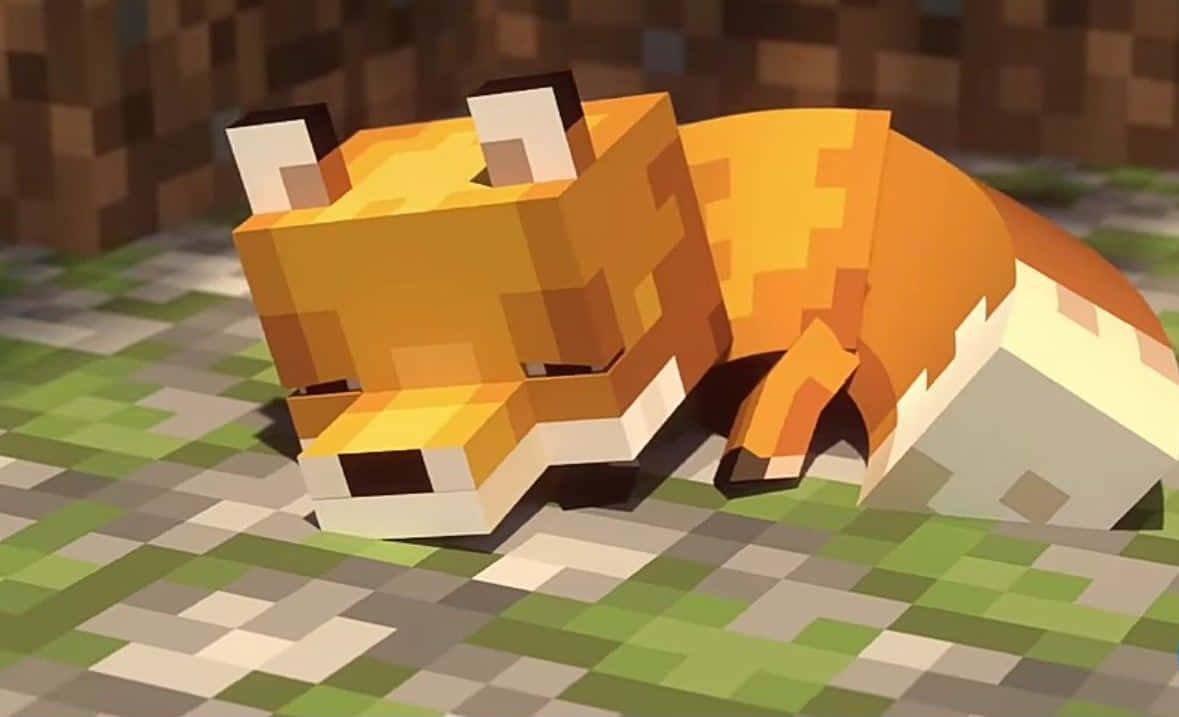 Enjoying Minecraft Pets With Friends Wallpaper