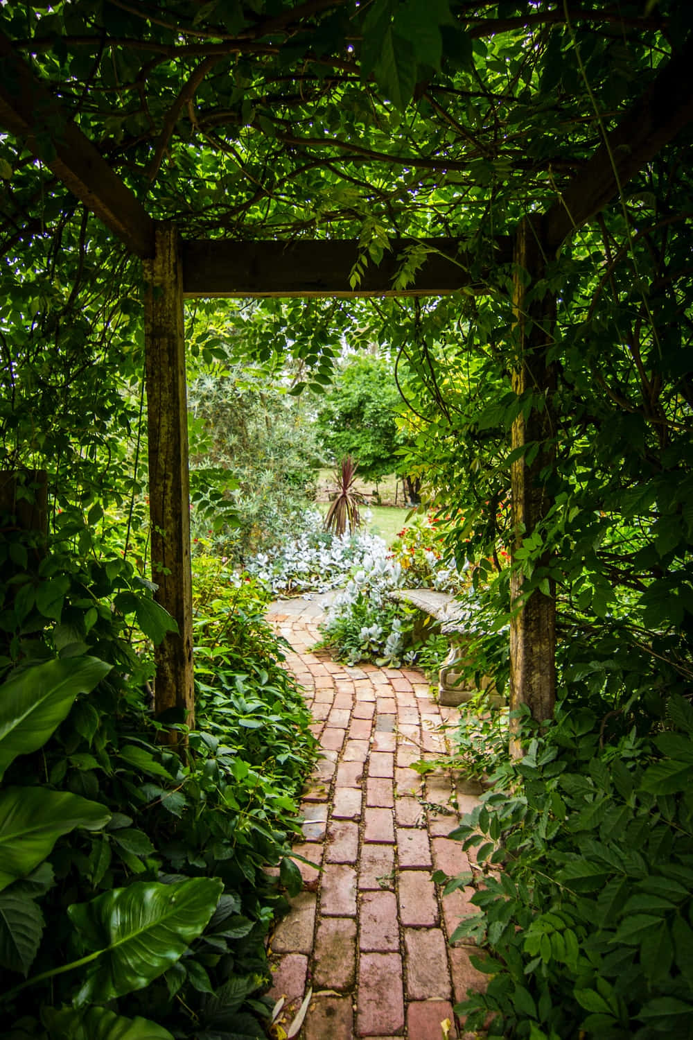 Enter The Enchanted Garden Wallpaper