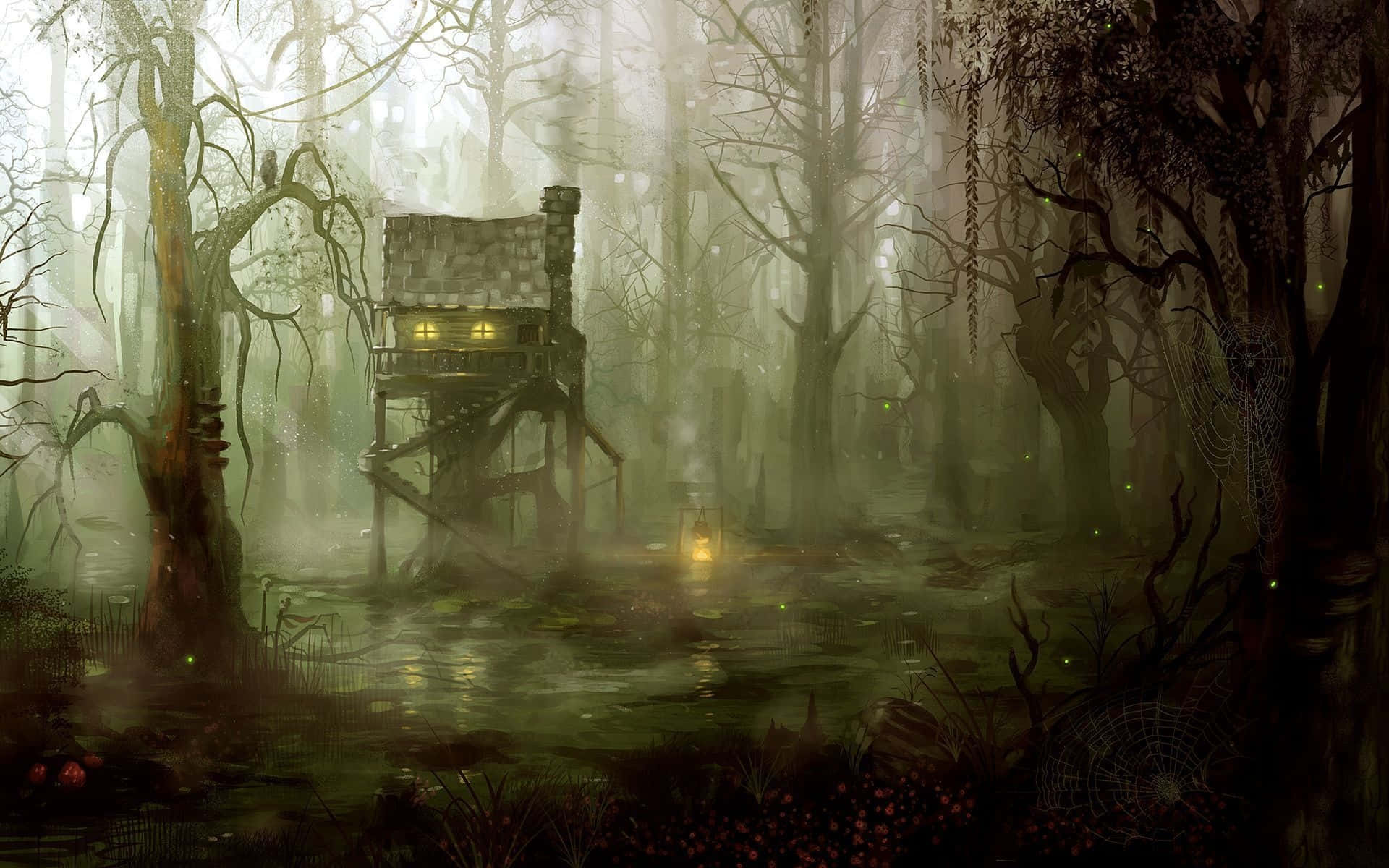 Enter The Haunted Forests Of Earth Wallpaper