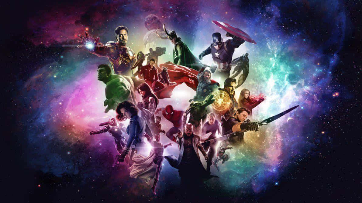 Enter The Marvel Universe And Explore The Incredible Interconnected Realms Of Heroes And Villains! Wallpaper