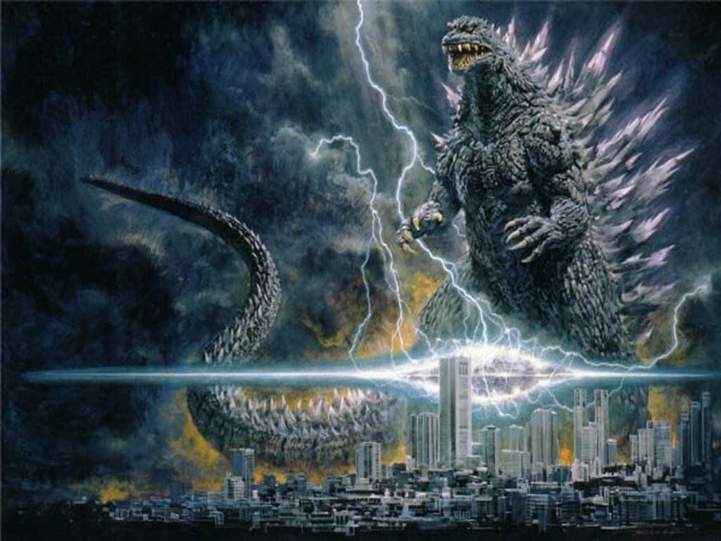 Enthralling Godzilla Artwork Wallpaper