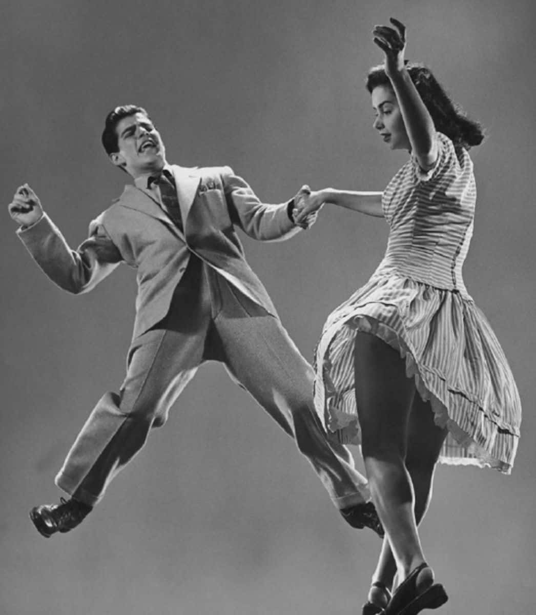 Enthralling Swing Dance Performance Wallpaper