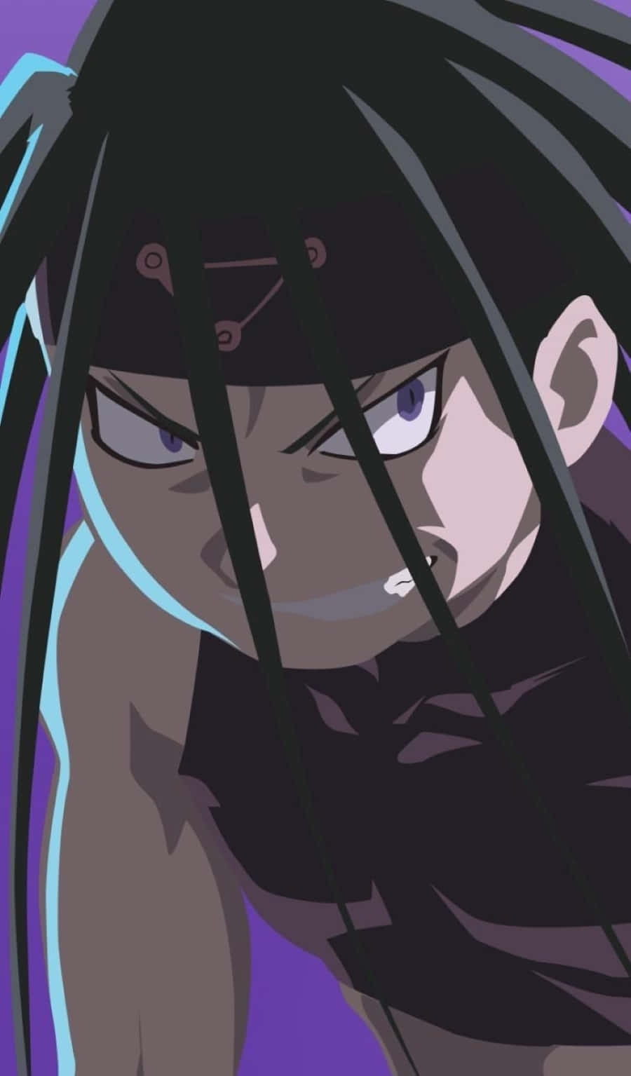 Envy From Fullmetal Alchemist In A Sinister Pose Wallpaper