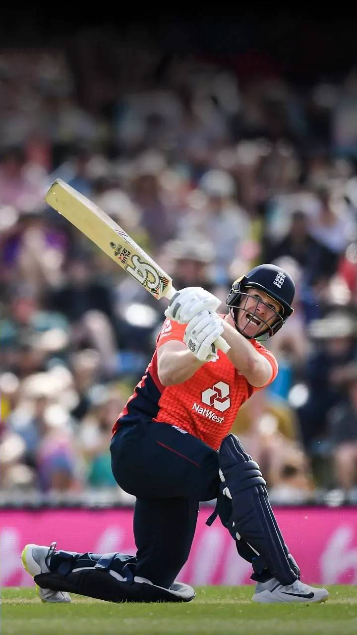 Eoin Morgan Lowered Body Stance Wallpaper