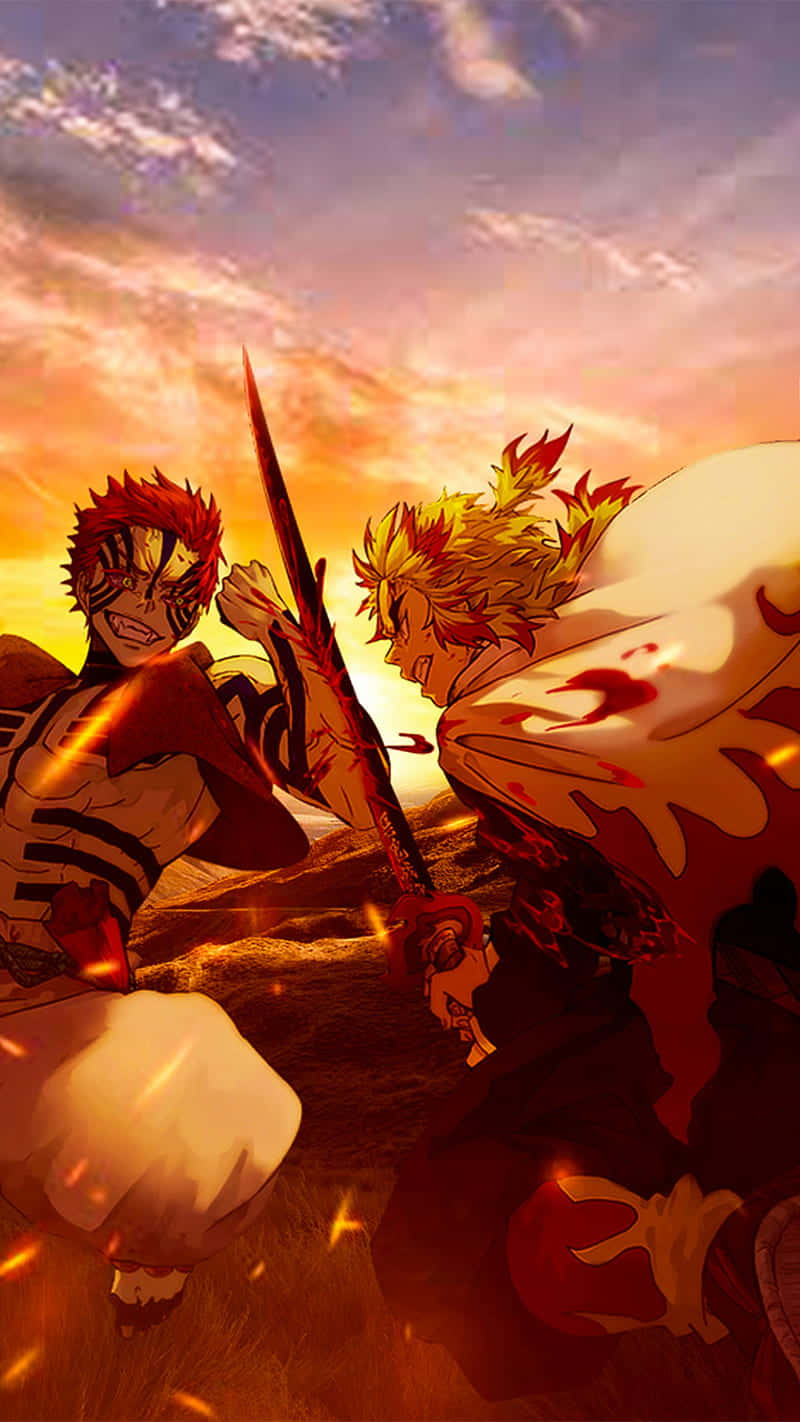 Epic_ Anime_ Sunset_ Duel Wallpaper