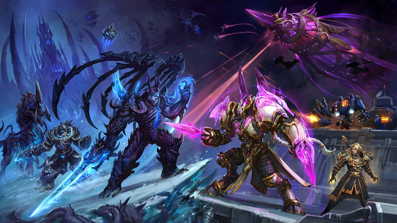 Epic Battle Anduin Wrynn Warcraft Wallpaper