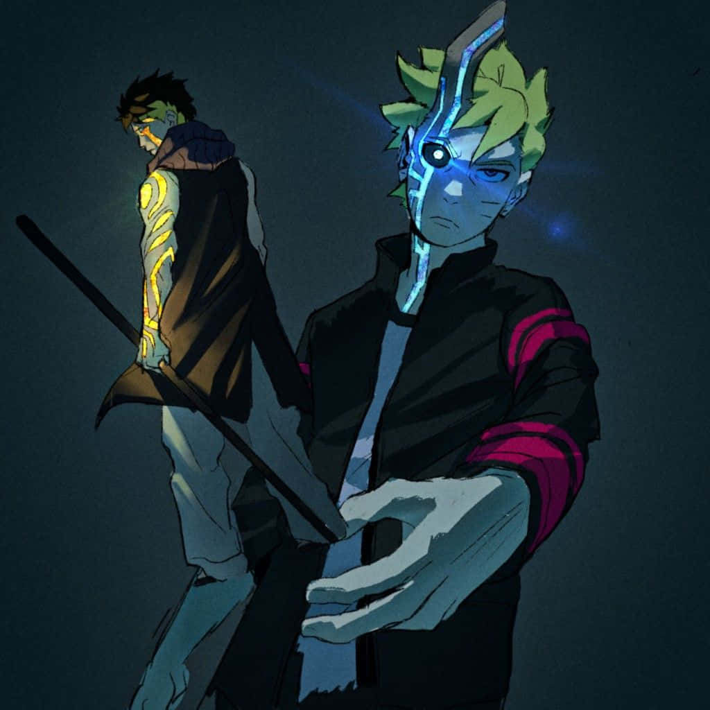 Epic Battle Between Boruto And Kawaki Wallpaper