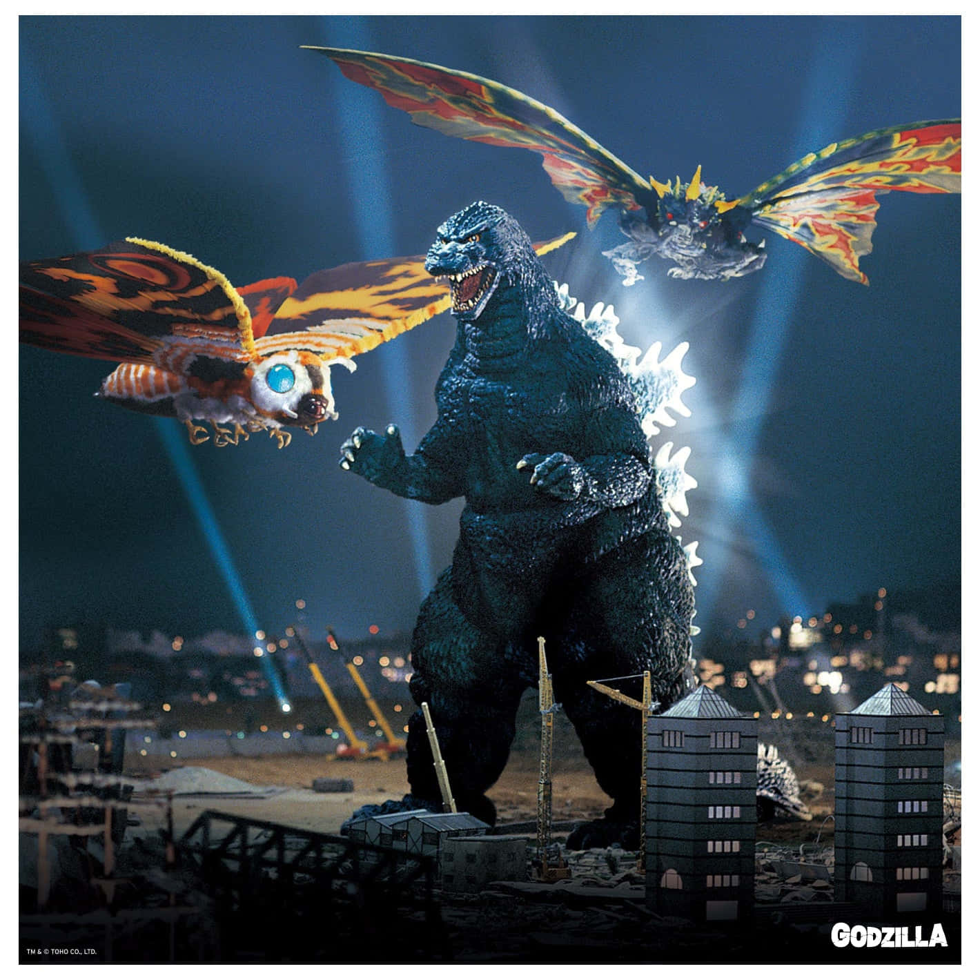 Epic Battle Between Godzilla And Mothra Wallpaper