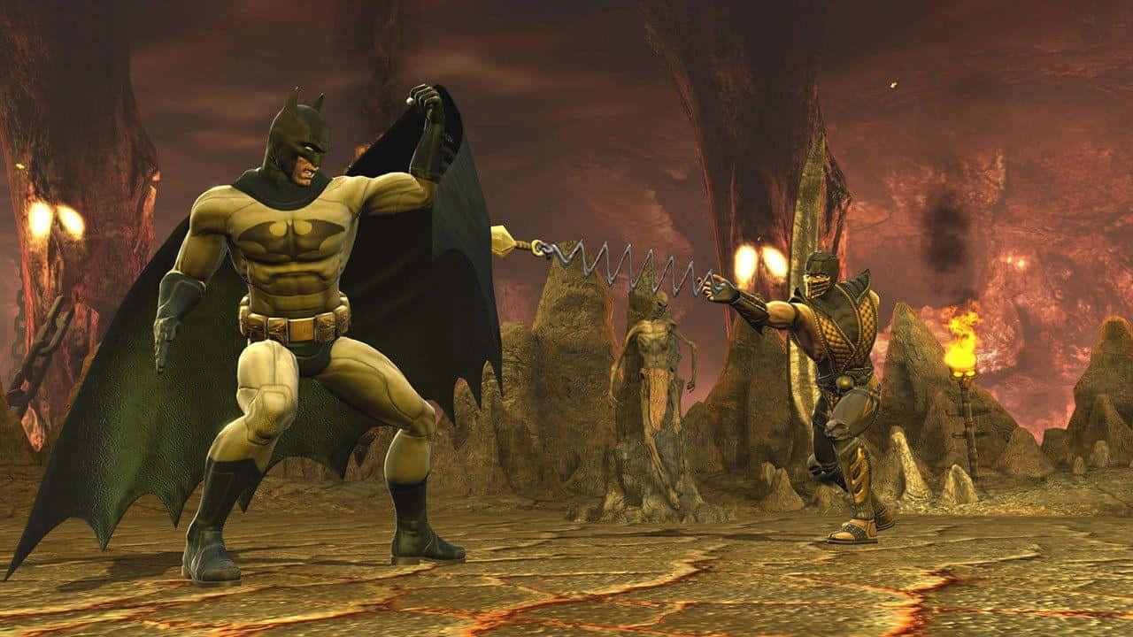 Epic Crossover - Mortal Kombat Vs Dc Universe Wallpaper