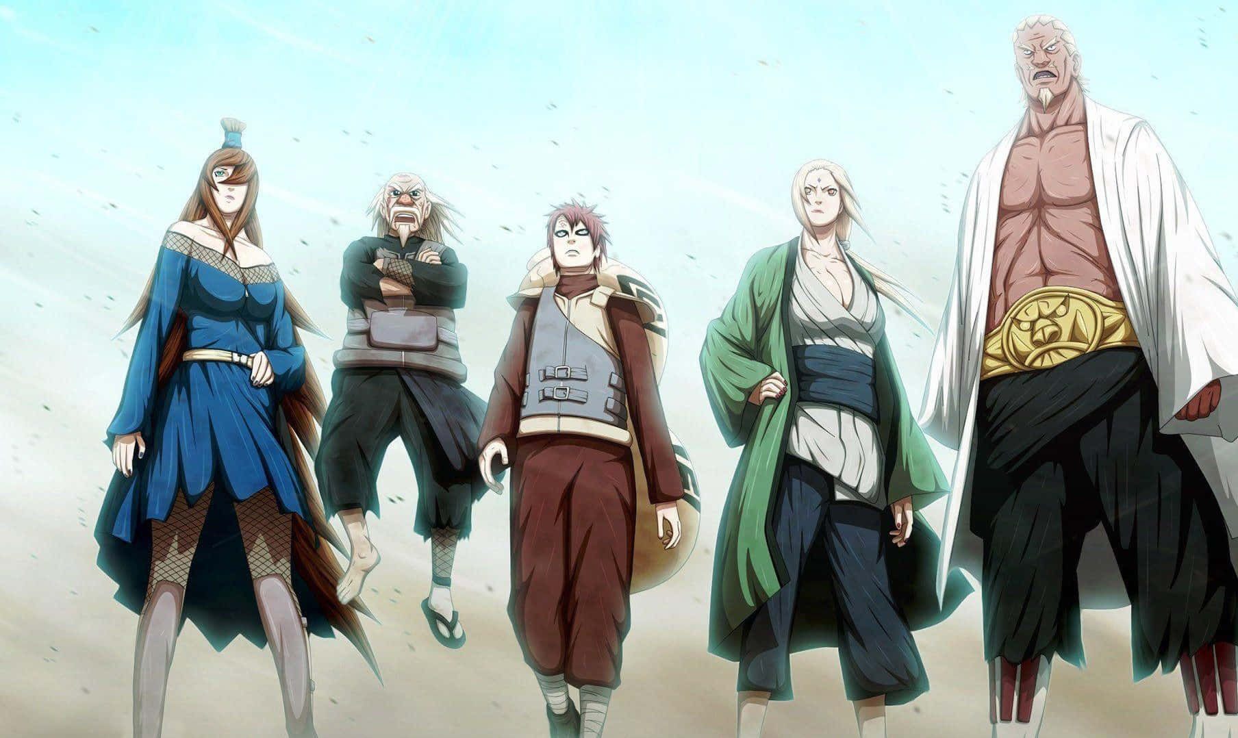 Epic Five Kage Summit In The Hidden Leaf Village Wallpaper