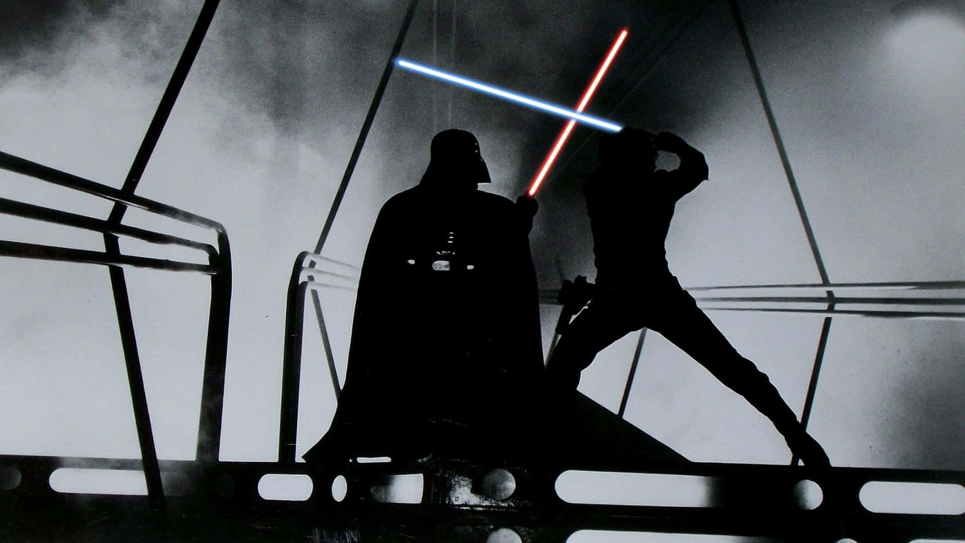 Epic Lightsaber Duel In A Galaxy Far, Far Away Wallpaper