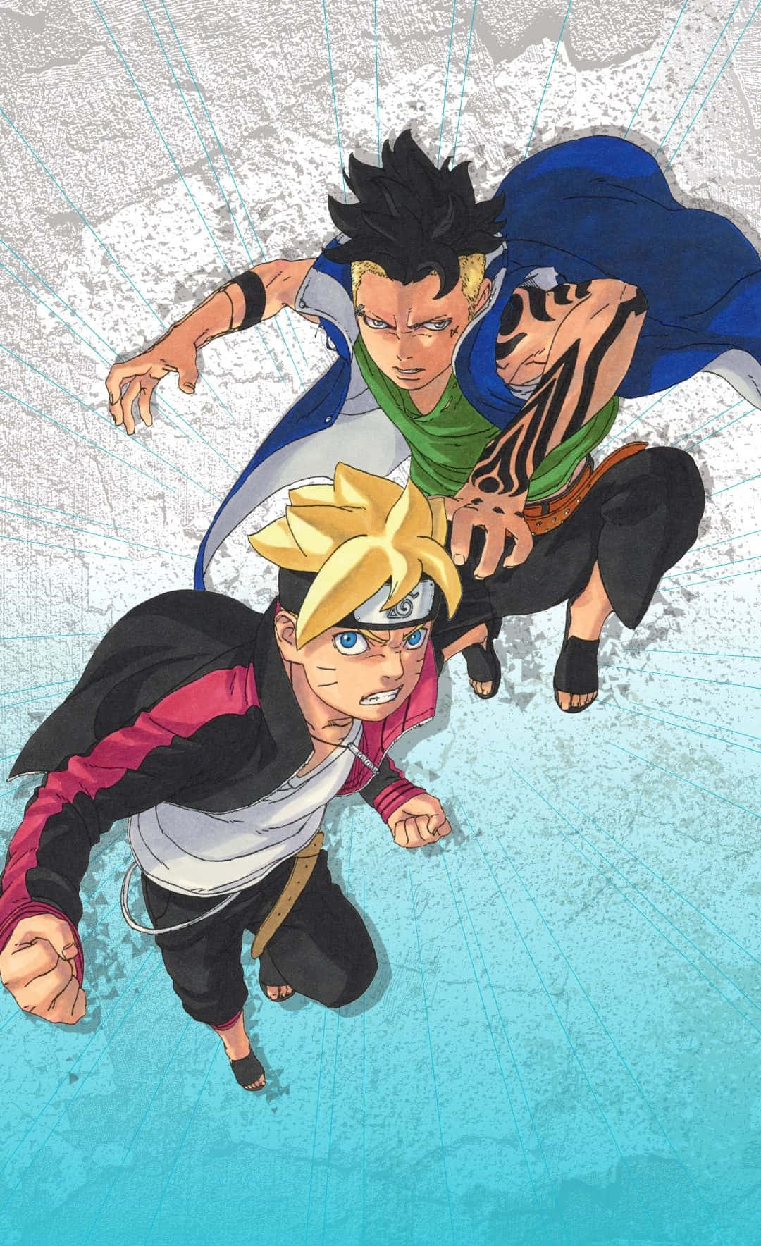 Epic Showdown: Boruto Vs Kawaki Wallpaper