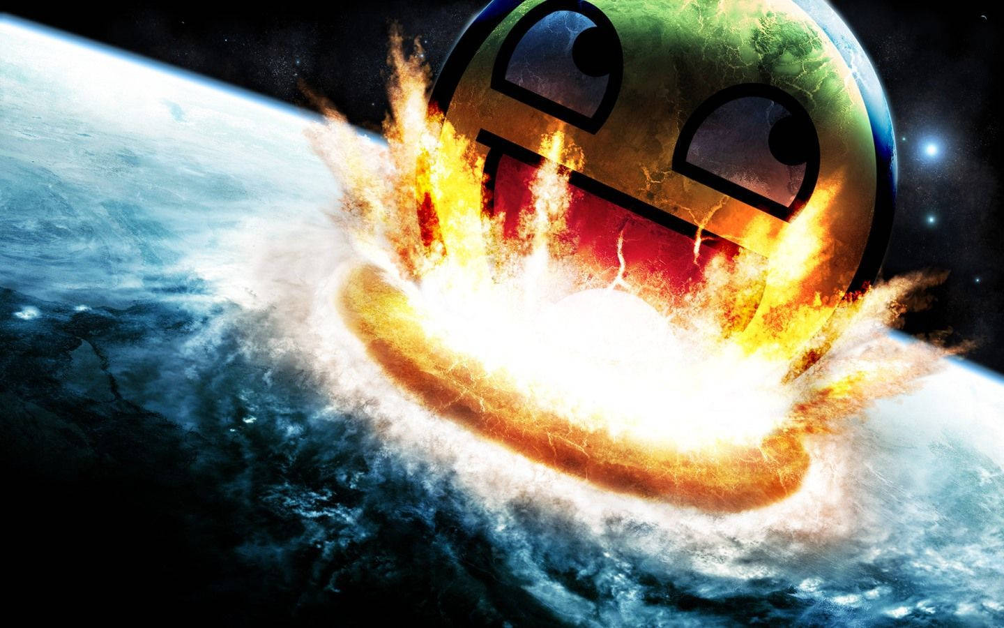 Epic Smiley Emoji Fanart Wallpaper