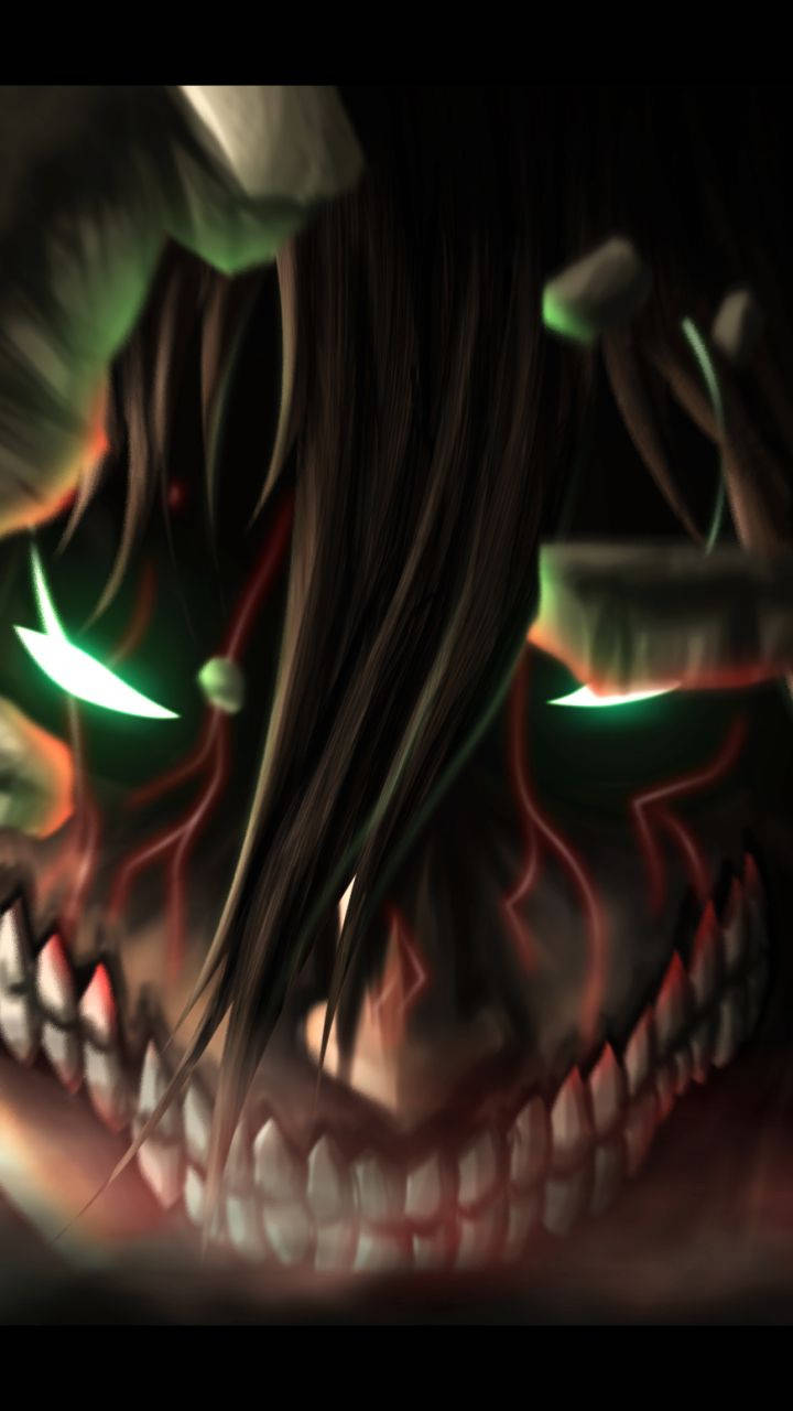 Eren Green-eyed Titan Wallpaper