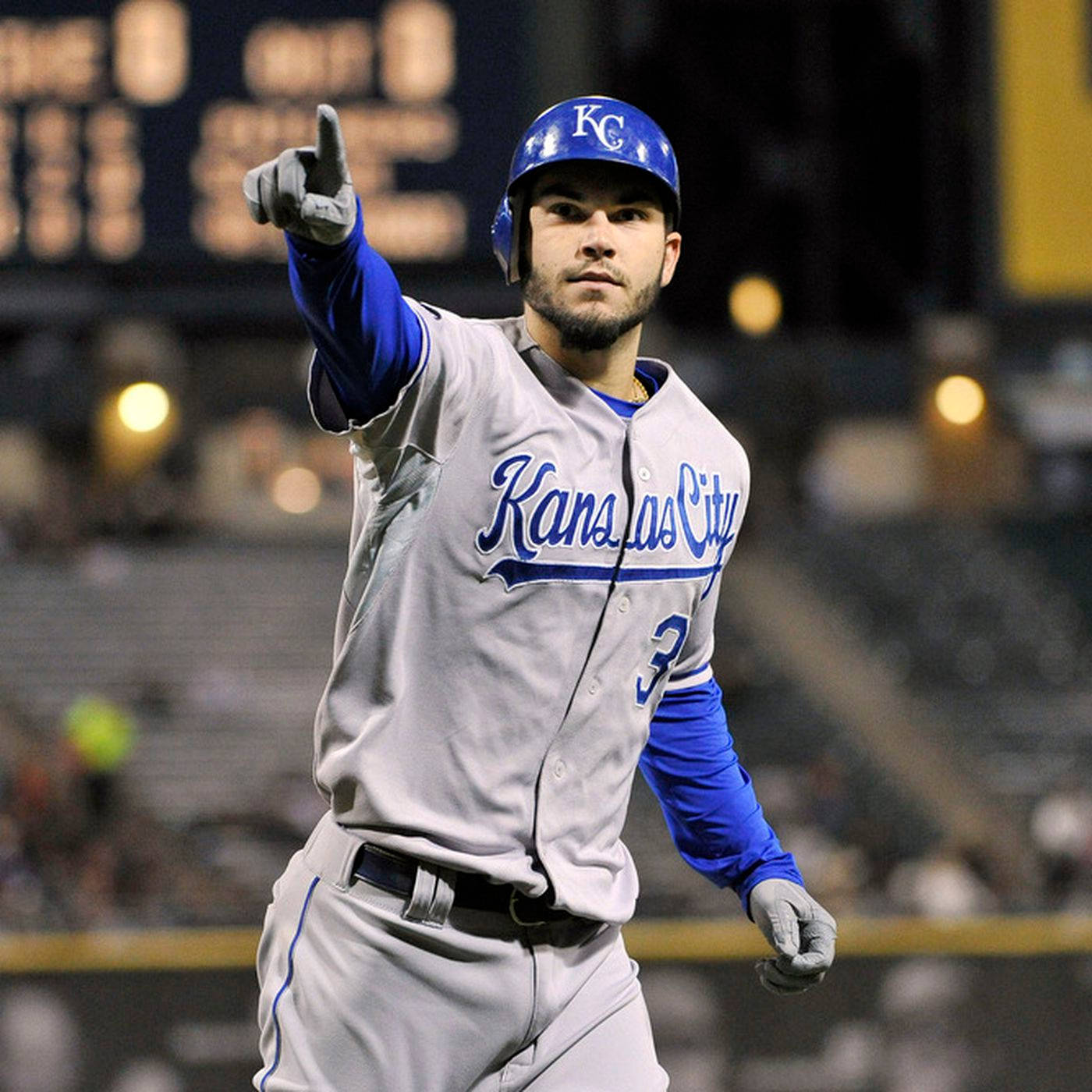 Eric Hosmer Pointing Finger Wallpaper