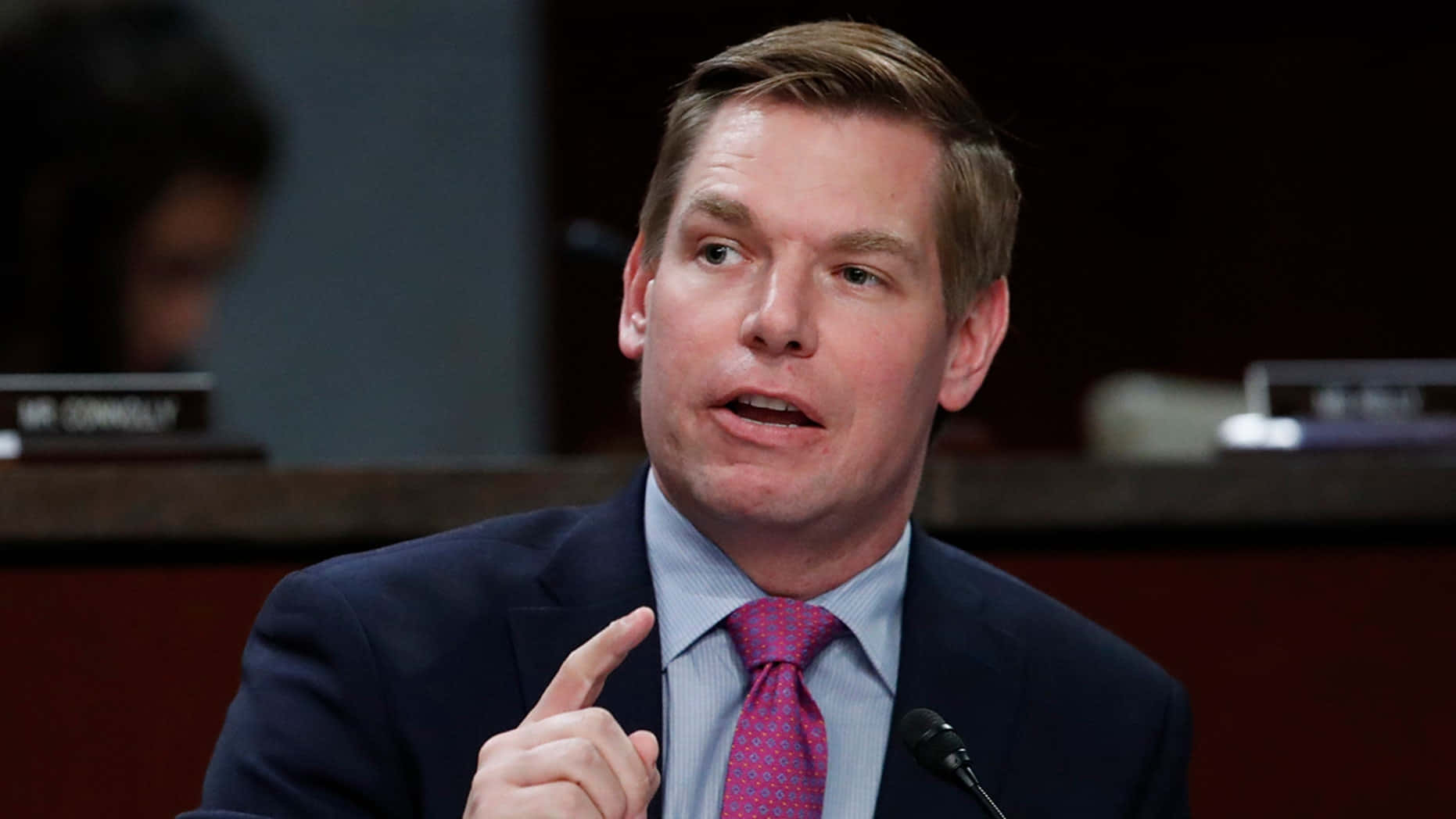 Eric Swalwell Speakingat Event Wallpaper