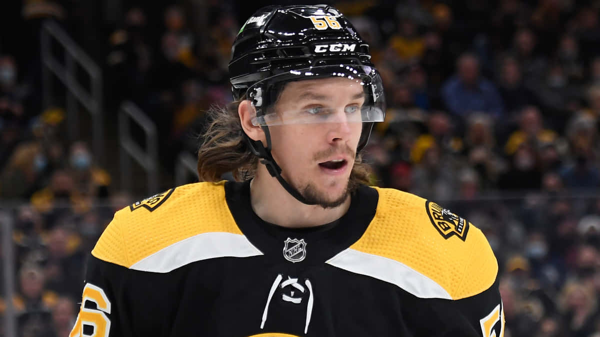 Erik Haula Boston Bruins Hockey Player Wallpaper