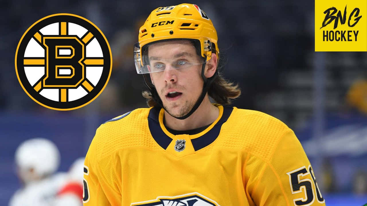 Erik Haula Boston Bruins Hockey Player Wallpaper