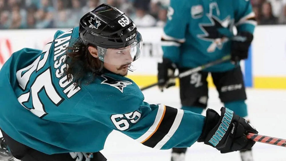 Erik Karlsson Nhl Ice Hockey San Jose Sharks Wallpaper