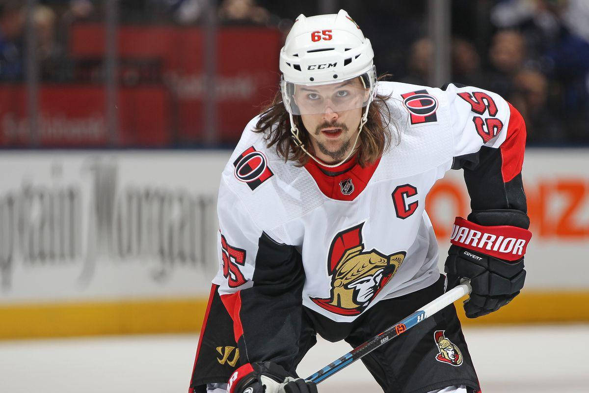 Erik Karlsson Poster Defenceman Ottawa Senators Wallpaper