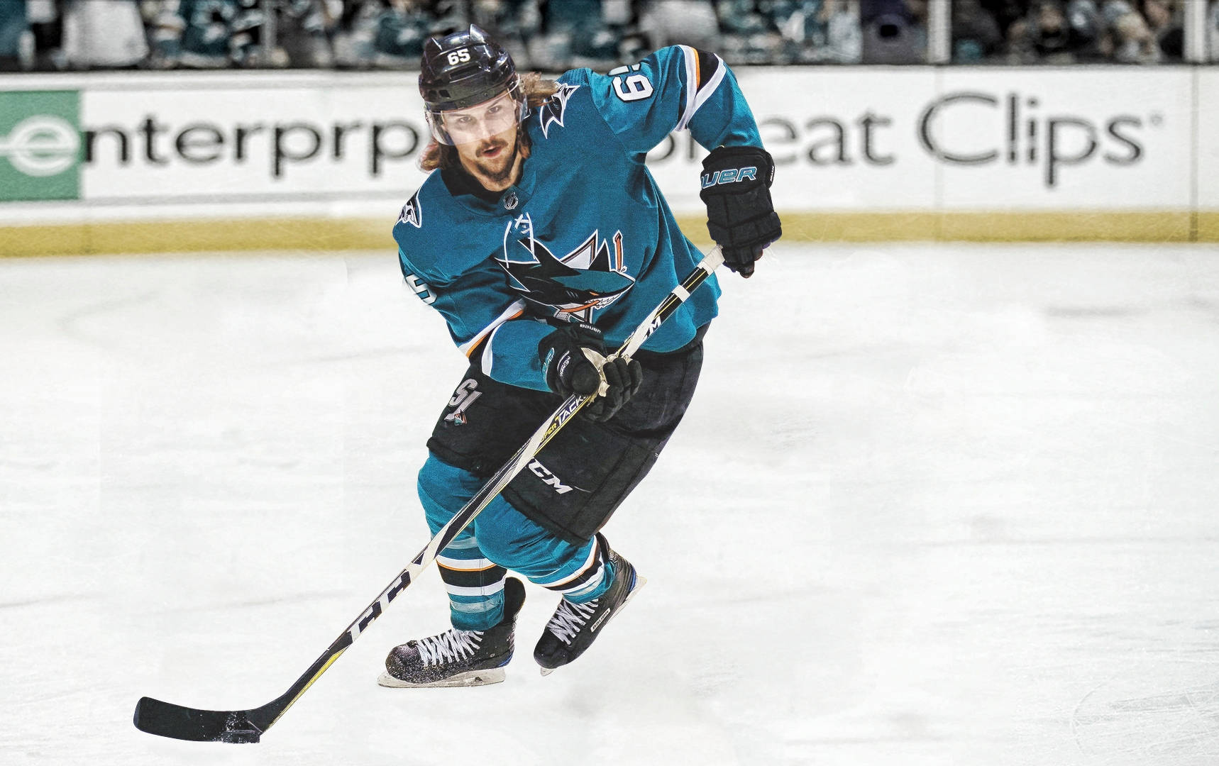 Erik Karlsson San Jose Nhl Ice Hockey Wallpaper