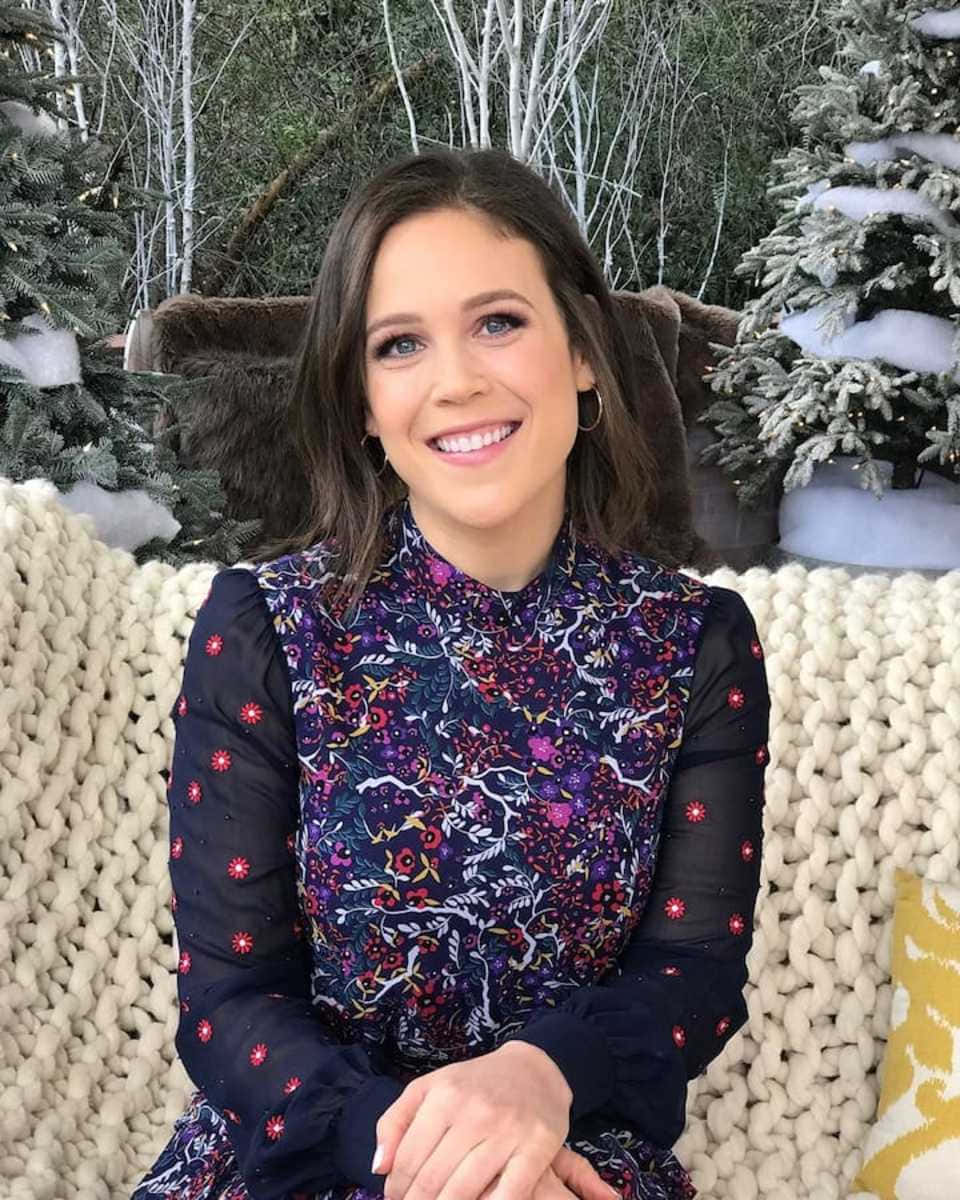 Erin Krakow Winter Backdrop Wallpaper