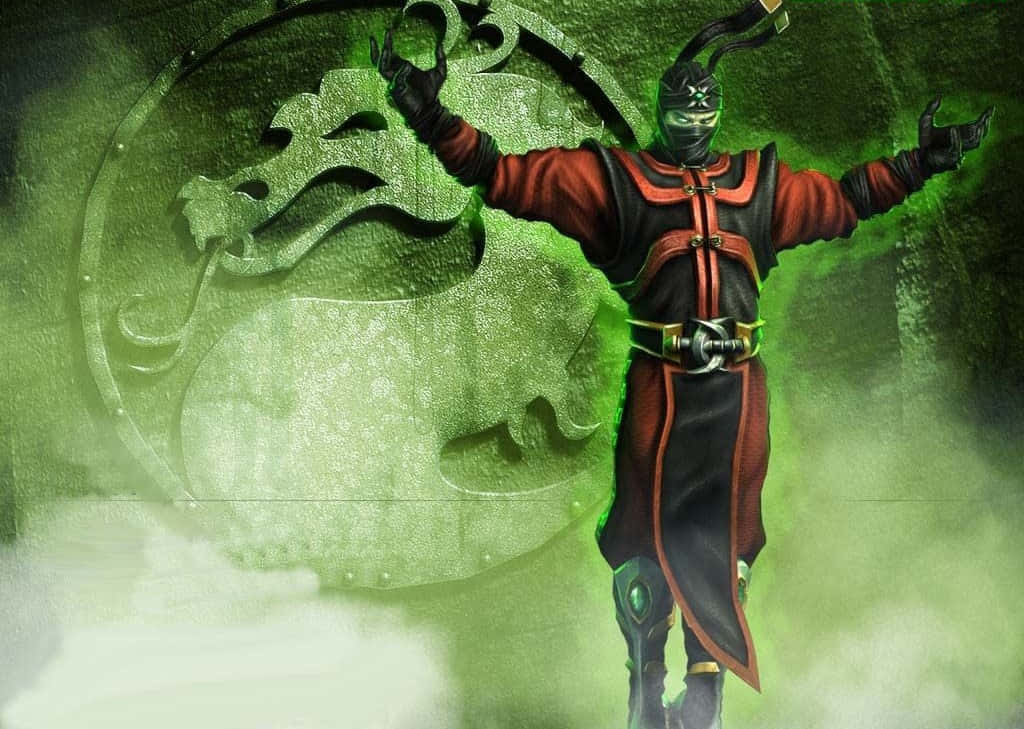 Ermac Dominating The Battlefield In Mortal Kombat Wallpaper