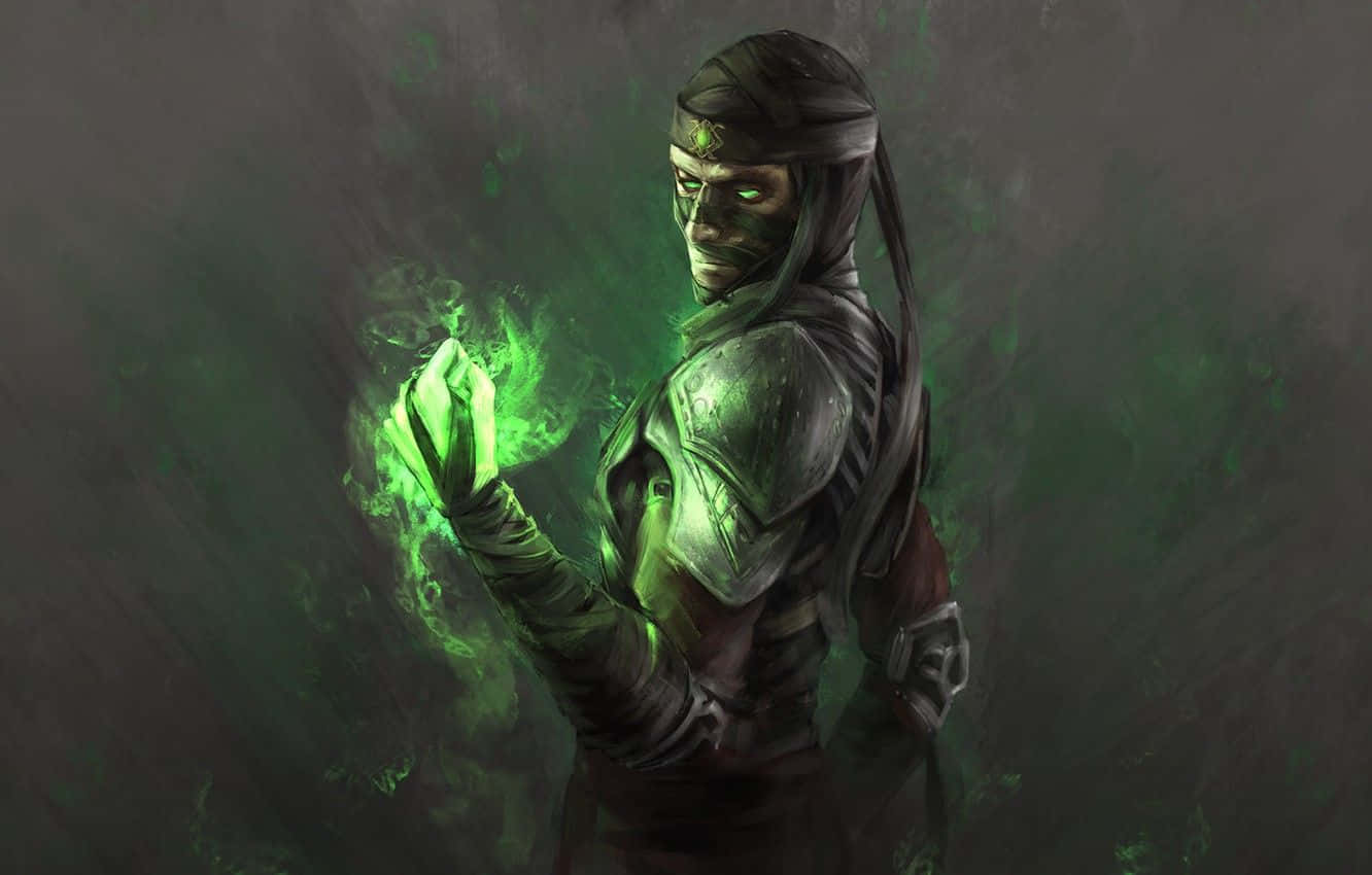 Ermac Unleashes His Mystic Powers In Mortal Kombat Wallpaper