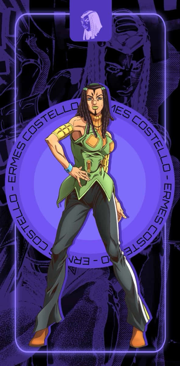 Ermes_ Costello_ Jo Jos_ Bizarre_ Adventure_ Character Wallpaper