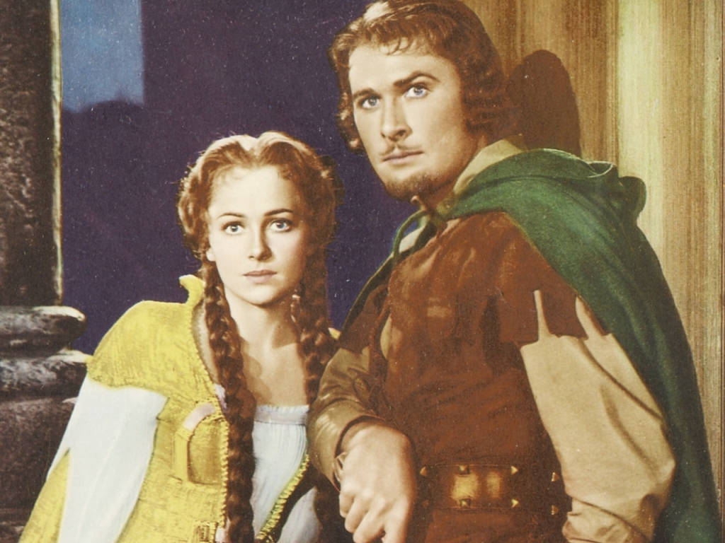 Errol Flynn Olivia De Havilland Robin Hood Wallpaper