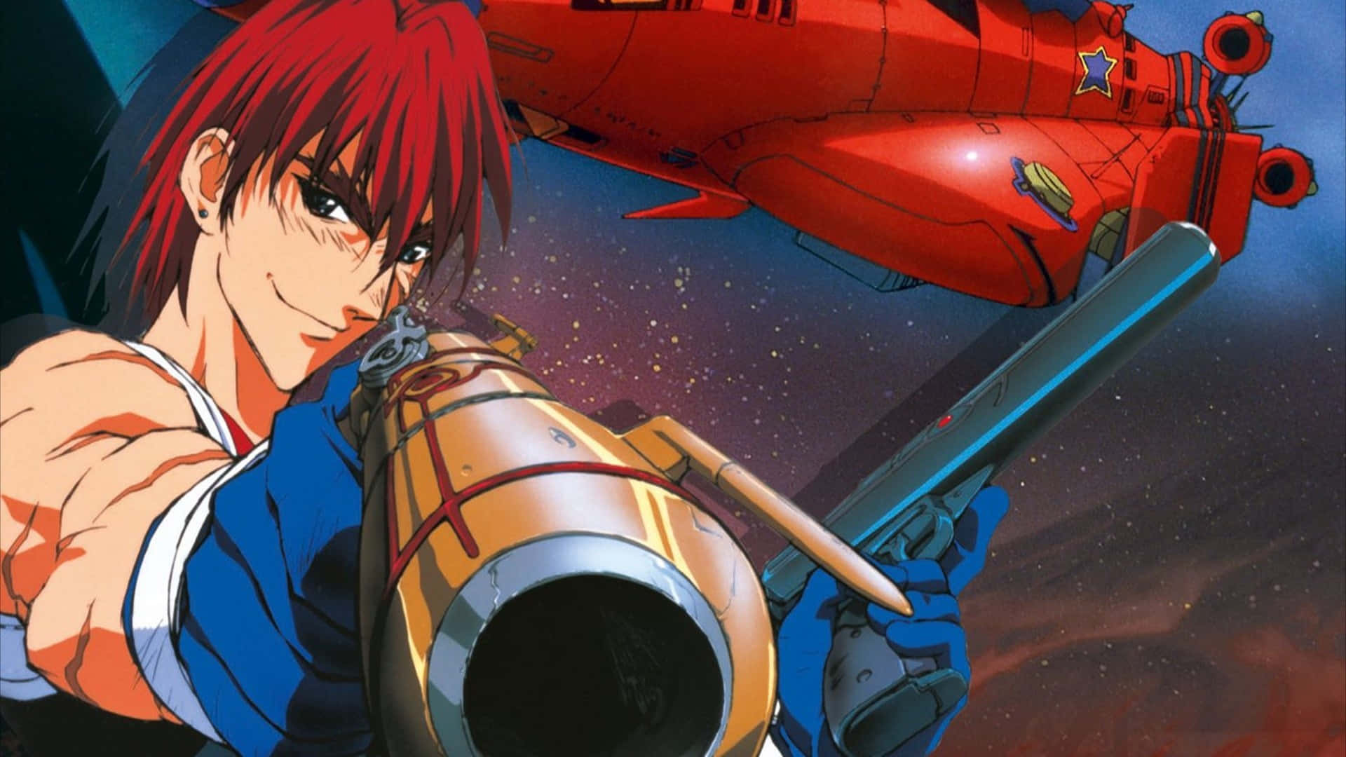 ● Escaping On A Space Voyage – Outlaw Star Wallpaper