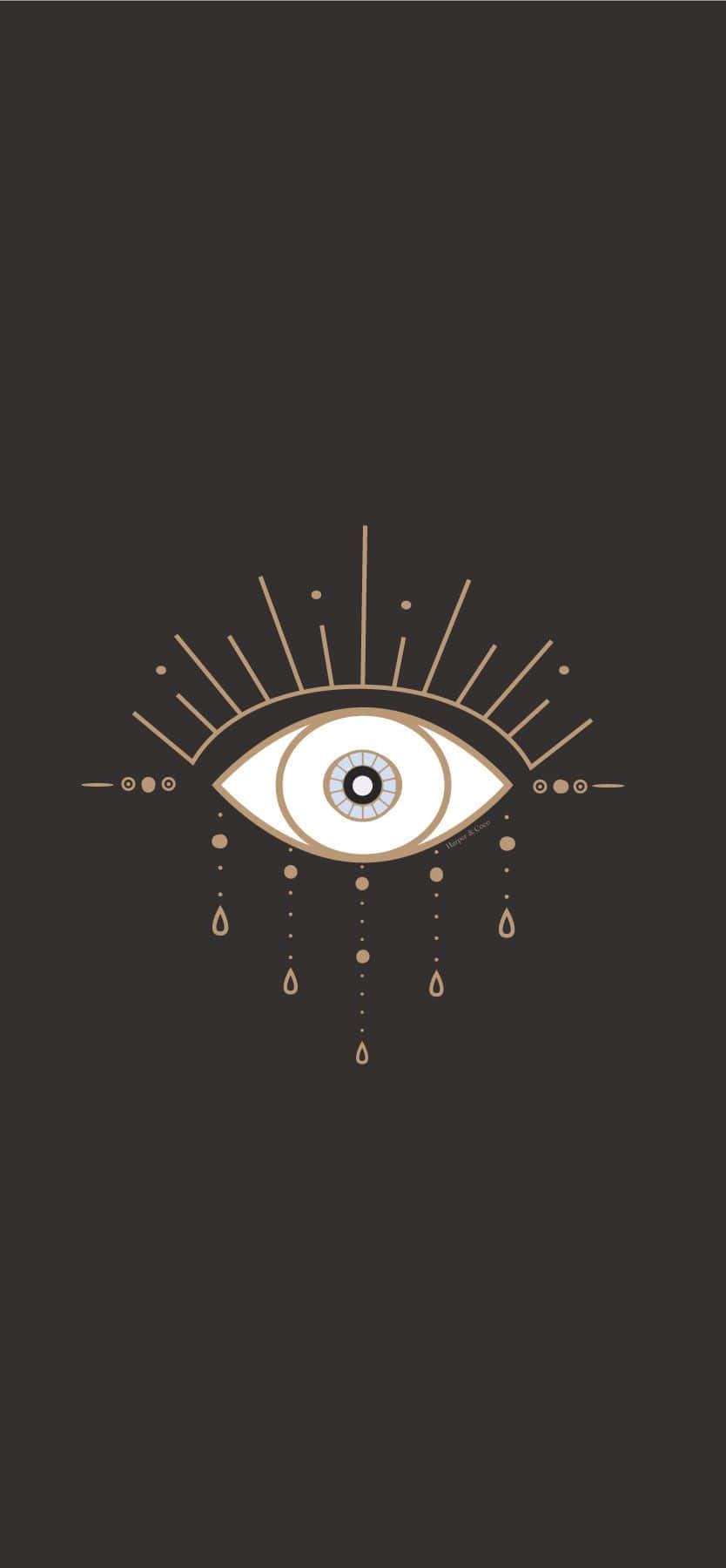 Esoteric Evil Eye Iphone Wallpaper