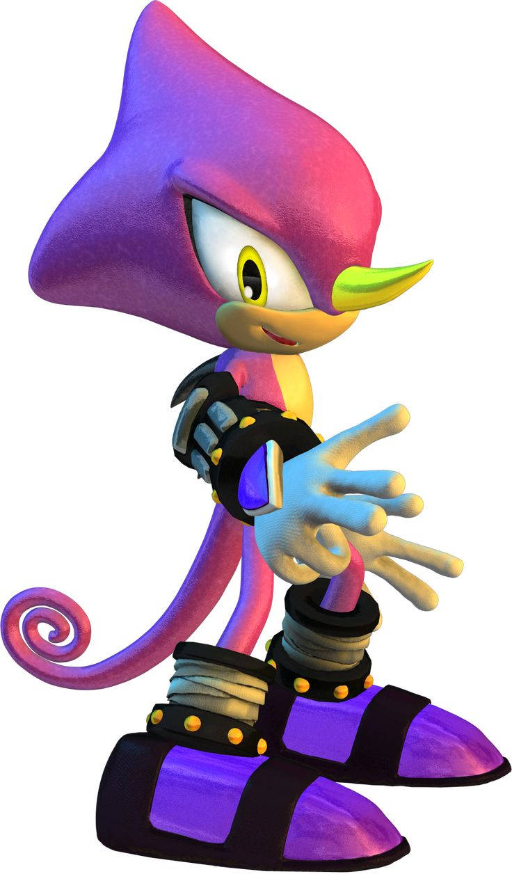 Espio The Chameleon Colorful Body Wallpaper