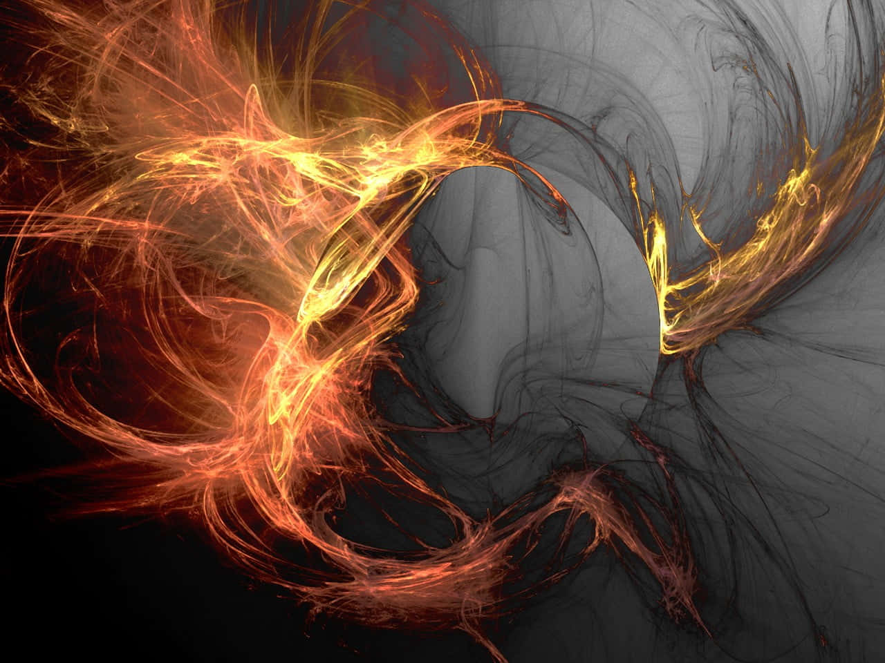 Ethereal_ Flame_ Artwork Wallpaper