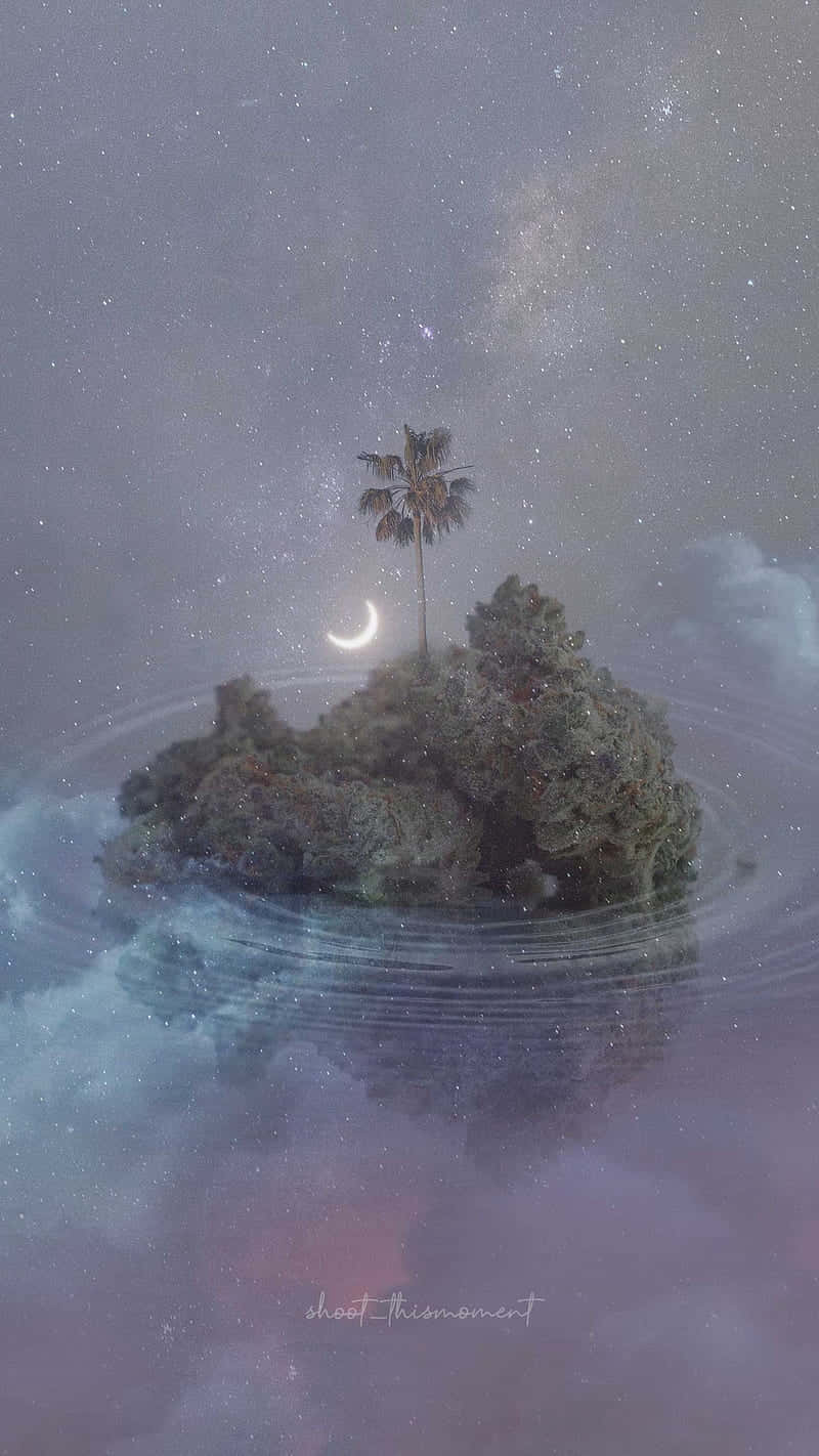 Ethereal_ Island_ Under_ Stars.jpg Wallpaper