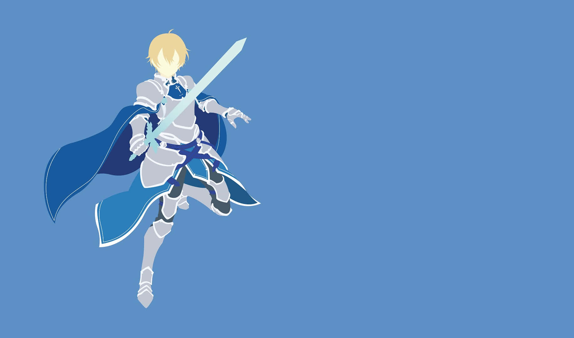 Eugeo From Sword Art Online In Action Wallpaper