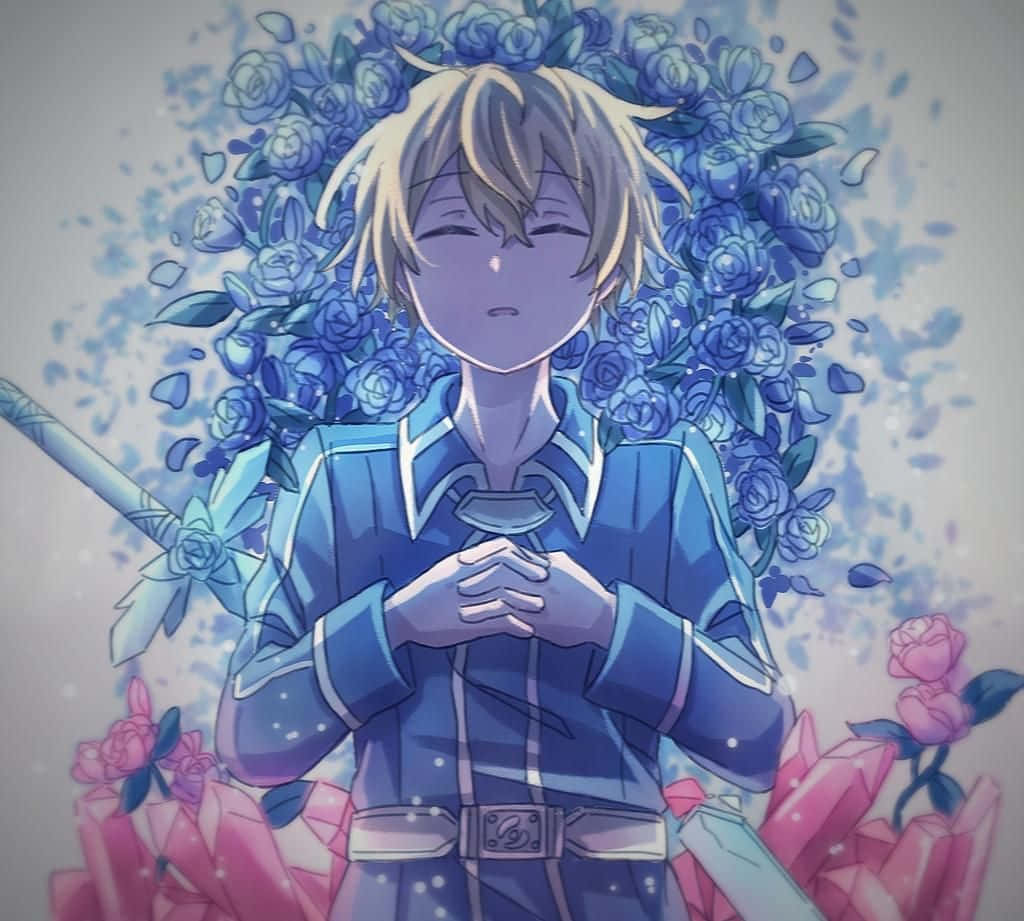 Eugeo From Sword Art Online, Ready For Battle In Underworld Wallpaper