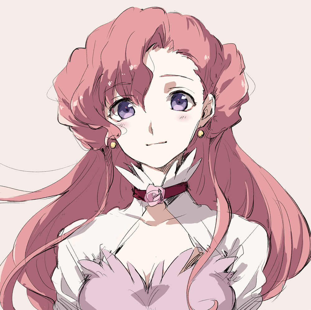 Euphemia Li Britannia Of Code Geass With A Warm Smile Wallpaper