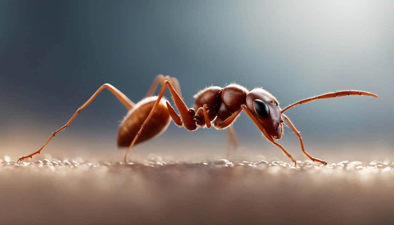 European Fire Ant Close Up Wallpaper